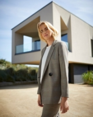 Carolyn Donnelly The Edit Wrap Over Blazer