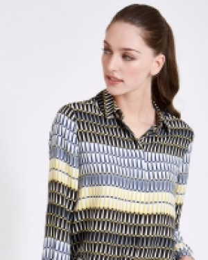 Paul Costelloe Living Studio Geo Print Shirt