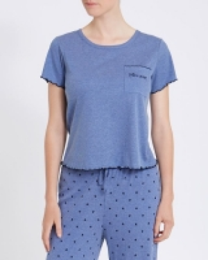 Dunnes Stores  Denim Marl T-Shirt