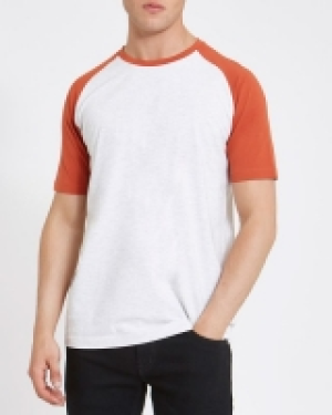 Dunnes Stores  Regular Fit Raglan Stretch T-Shirt