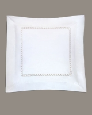 Dunnes Stores  Francis Brennan the Collection Mink Braid Euro Pillowcase