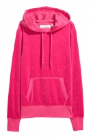 HM   Velour hooded top