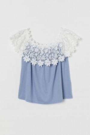  Off-the-shoulder top with lace 9.00 €