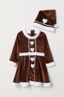 HM   Gingerbread dress and hat