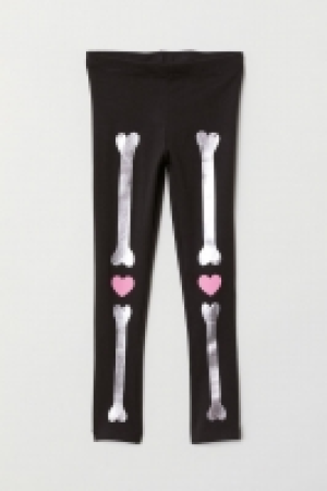 HM   Patterned jersey leggings