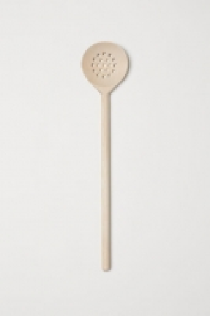 HM   Wooden slotted spoon