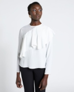 Savida Sheer Panel Blouse