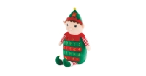 Aldi  Plush Advent Calendar Elf