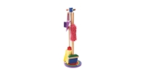 Aldi  Rainbow Wooden Cleaning Set