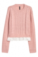 HM   Short jumper with lace