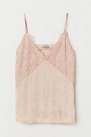  Satin strappy top with lace 14.99 €