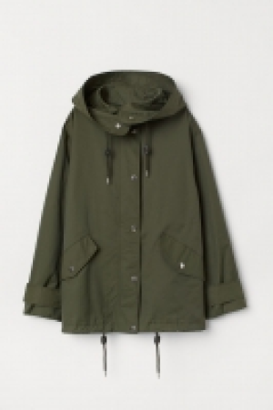 HM   Short nylon-blend parka