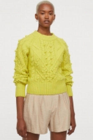 Cable-knit wool-blend jumper 24.99 €