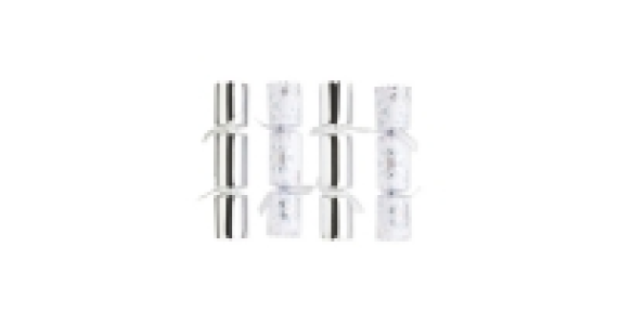 Luxury Snowflake Crackers 8 Pack