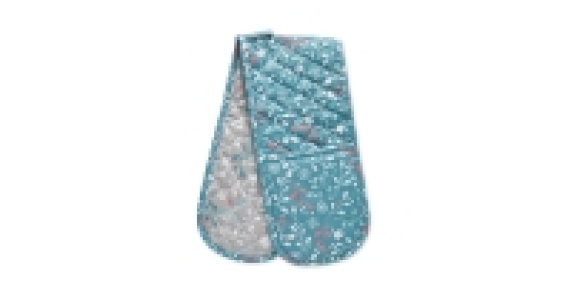 Festive Mistletoe Double Oven Glove