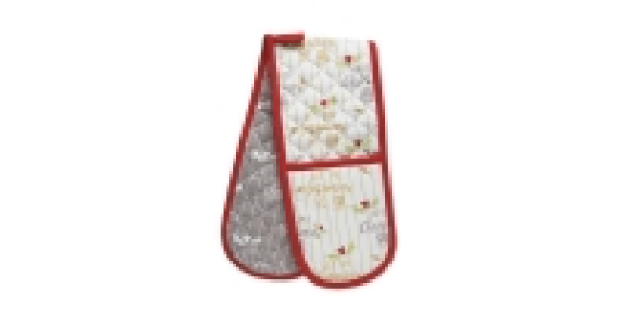Festive Gin Double Oven Glove