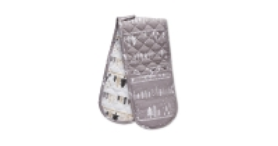 Aldi  Festive Nordic Double Oven Glove