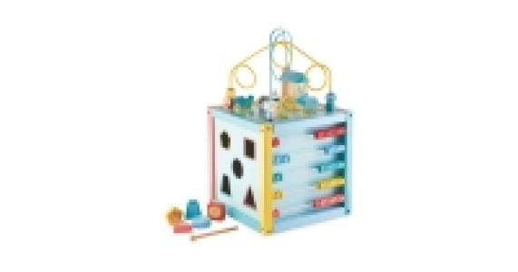 Little Town Wooden Activity Cube