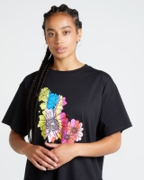 Dunnes Stores  Helen Steele Floral Placement Print T-Shirt