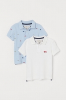 HM   2-pack polo shirts