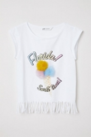  Jersey top with fringing 5.00 €