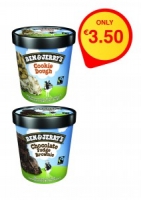 Spar  Ben < Jerrys Ice Cream Range (excluding Cookie Core and T