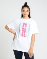 Dunnes Stores  Helen Steele Stripe Placement Print T-Shirt