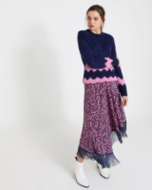 Savida Animal Print Fringe Skirt 12.00 €
