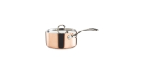 Medium Tri-Ply 18cm Copper Saucepan