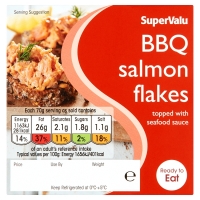 SuperValu  Bbq Salmon Flakes With Seafood Sauce