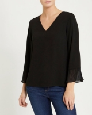Dunnes Stores  Pleat Sleeve Top