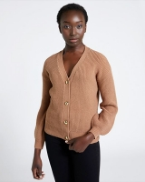 Dunnes Stores  Savida V-Neck Button Cardigan