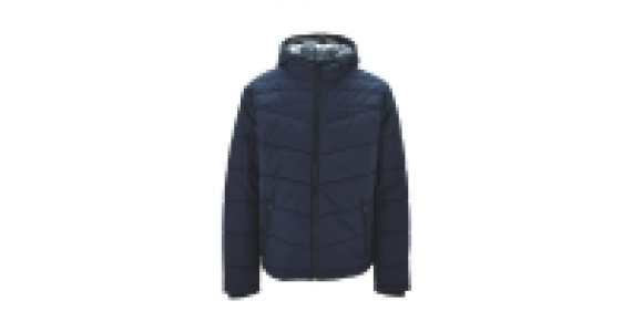 Navy Mens Quilted Jacket