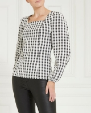 Dunnes Stores  Gallery Houndstooth Top