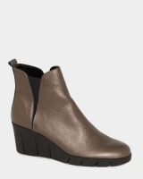 Dunnes Stores  Studio Flexx Leather Wedge Boots