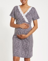 Dunnes Stores  Maternity Animal Print Nightdress