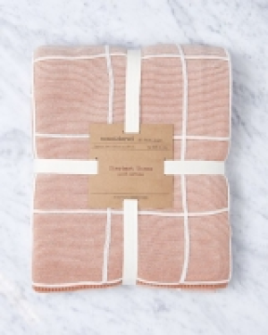 Dunnes Stores  Helen James Considered Sherbert Throw