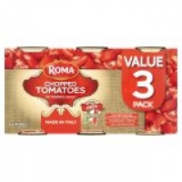 EuroSpar Roma Chopped Tomatoes in Tomato Juice 3 x