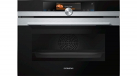 Joyces  Siemens iQ700 Compact steam oven Black, Stainless Steel CS65