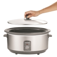 Joyces  Morphy Richards Oval Stainless Steel Slow Cooker 6.5L 48718