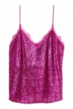  Sequined strappy top 17.99 €
