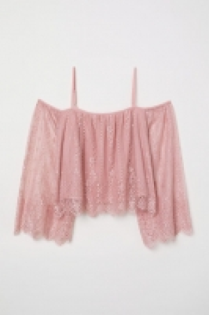  Off-the-shoulder lace blouse 10.00 €