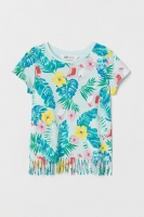 HM   Jersey T-shirt with fringing