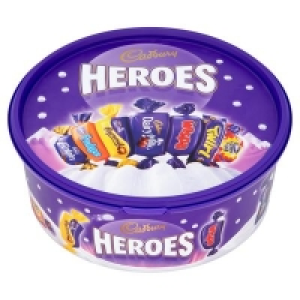 CADBURY HEROES TUB 600G 10.00 €