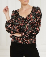 Dunnes Stores  Gallery Button Shirred Top