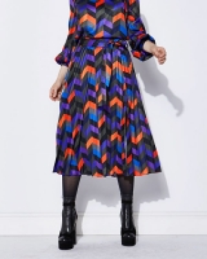 Lennon Courtney at Dunnes Stores Print Pleat Skirt