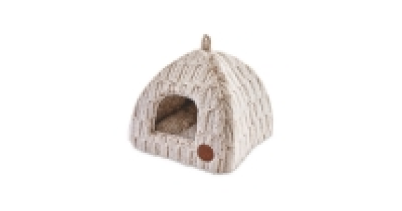 Igloo Cream Cat Bed