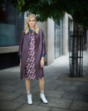 Carolyn Donnelly The Edit Mixed Print Dress