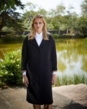 Carolyn Donnelly The Edit Jersey Bonded Coat