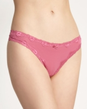 Microfibre Lace Thongs - Pack Of 3 4.00 €